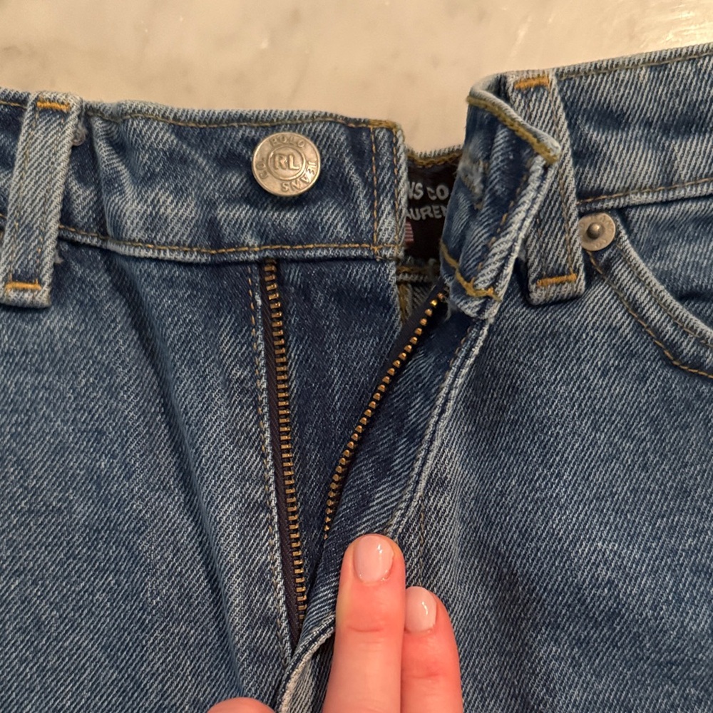 Polo by Ralph Lauren Women’s Blue Denim Jean Shorts - Picture 6 of 10